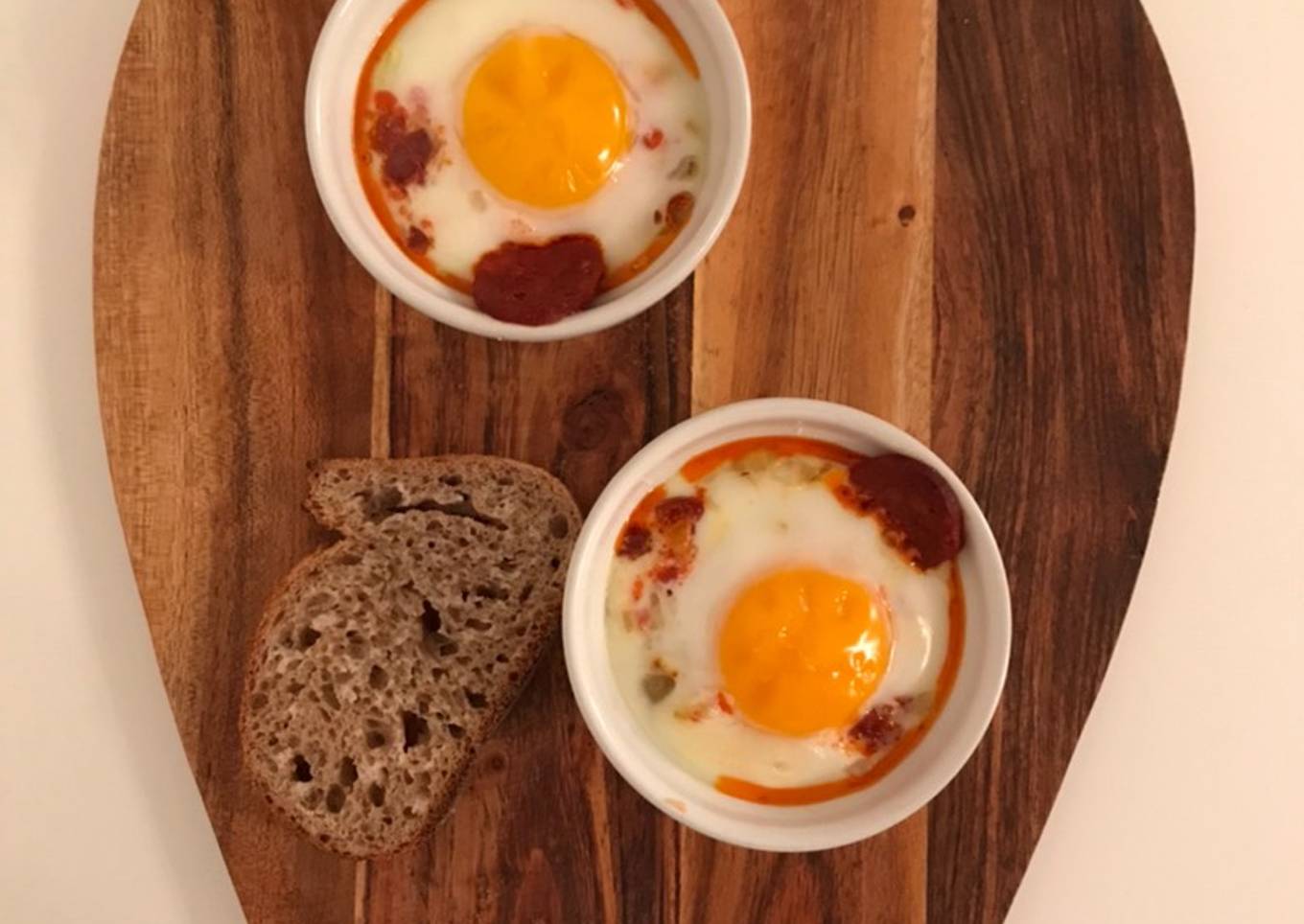 Œufs cocotte à l’espagnol
