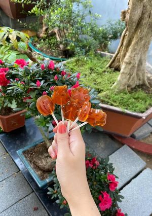 Hình của món Kẹo mút trị ho cho bé.