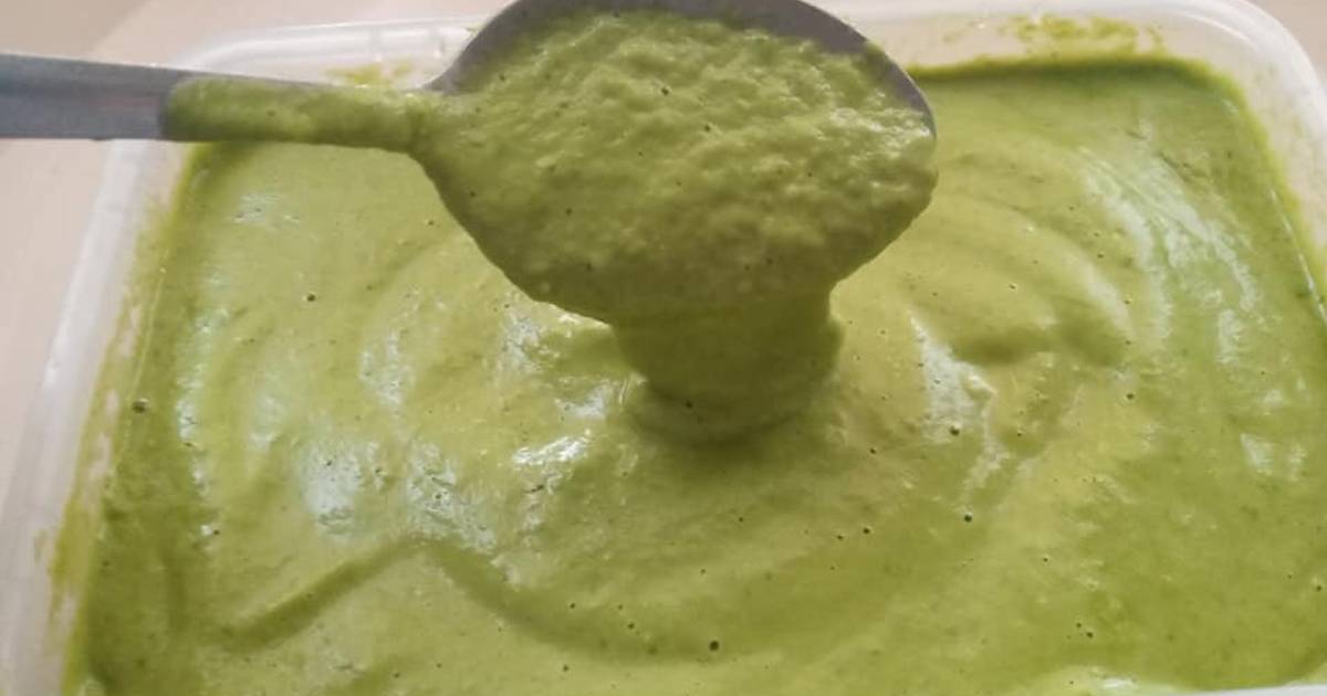 Salsa cremosita de chile verde Receta de Imme Sanchez - Cookpad