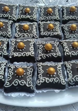 صورة لوصفة حلوى بالكاكاو