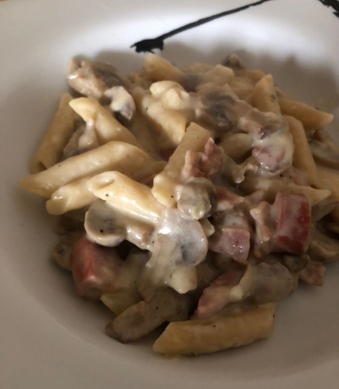 Foto principal de Macarrones a la carbonara sin lactosa Multicook Pro Tefal