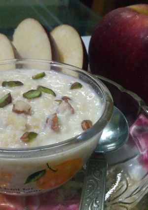 A picture of Apple Rabri.