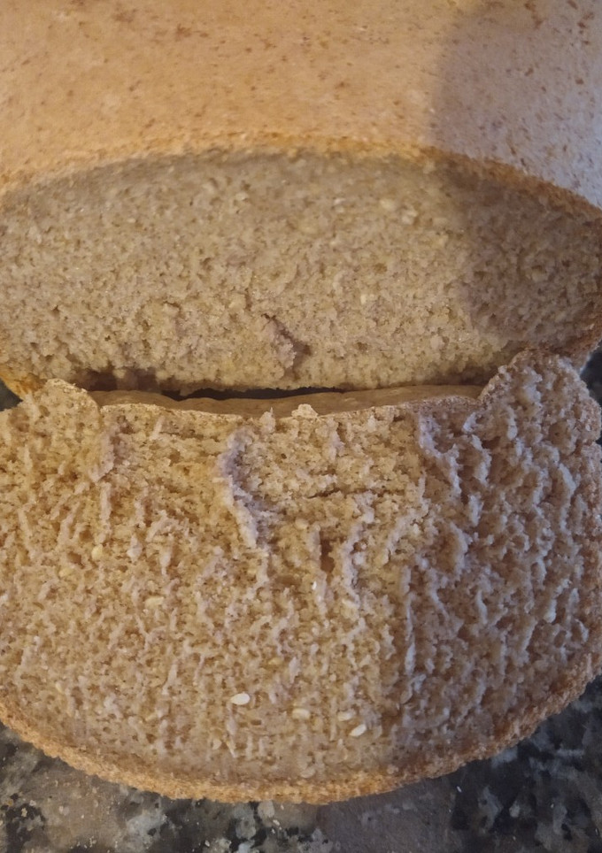 Una foto de Pan sin trigo en máquina