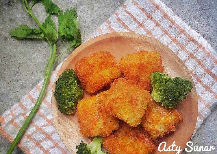 Langkah Mudah untuk Membuat Chicken Nugget Brokoli, Enak Banget