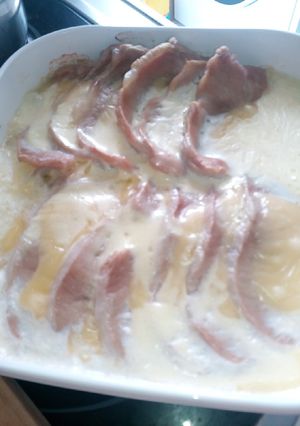 Una foto de Lomo de cerdo con queso