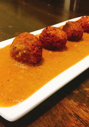 A picture of Gobi ki gravy.