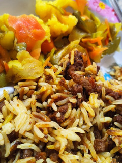 عکسی از دستور استامبولی با سویا وقارچ