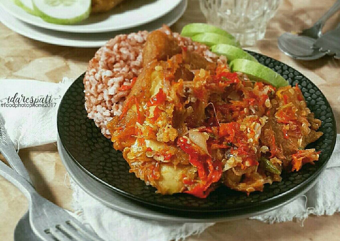 Ayam Geprek Rumahan Mudah dibuat