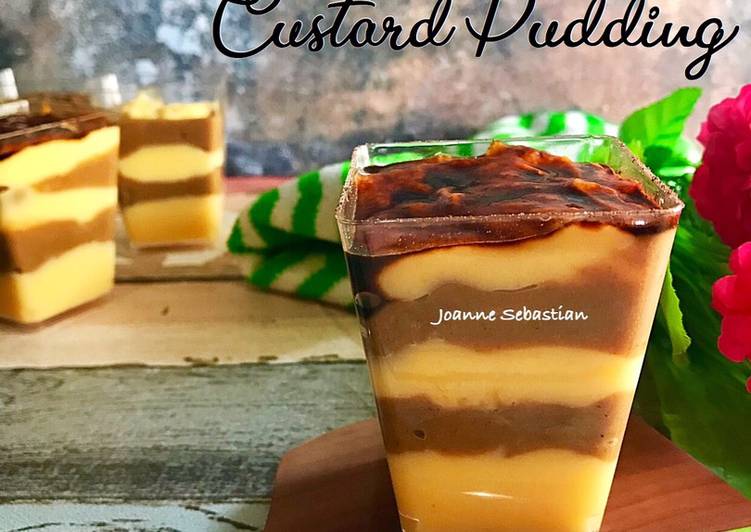 Tiramisu Custard Pudding