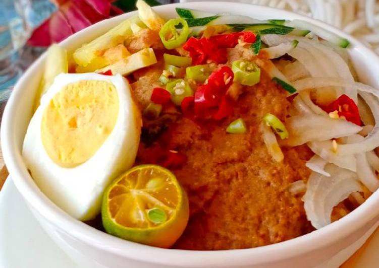 Langkah Langkah Buat Laksa homemade yang Yummy