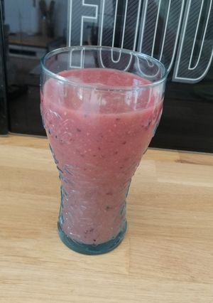 Une photo de Smoothie fraise melon