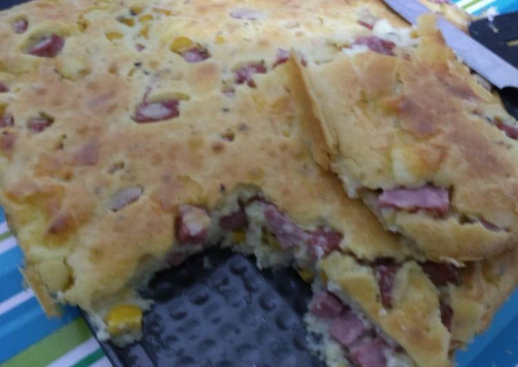 Torta fácil de liquidificador!