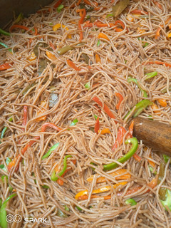 Brown spaghetti ainihin hoton girkin