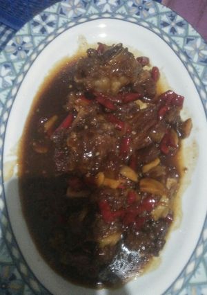 Foto resep Tumis iga sapi pedas manis