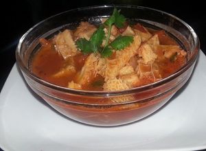 Una foto de Mondongo guisado al estilo Dominicano 