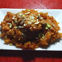 A picture of Gajar ka halwa.