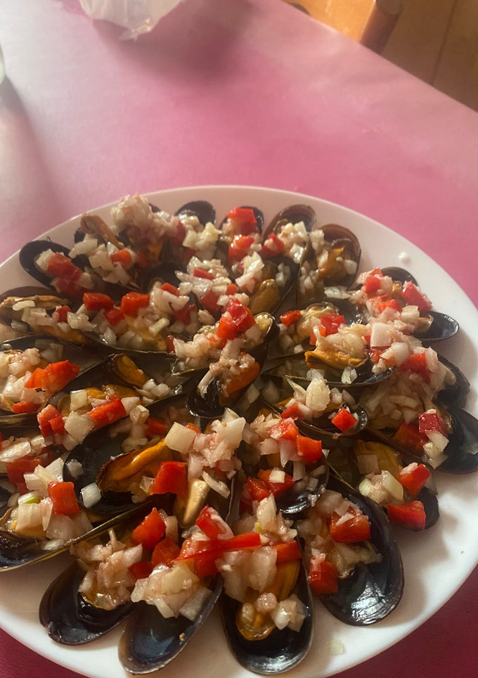 Una foto de Mejillones vinagreta