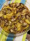 Calamari ripieni con patate al forno