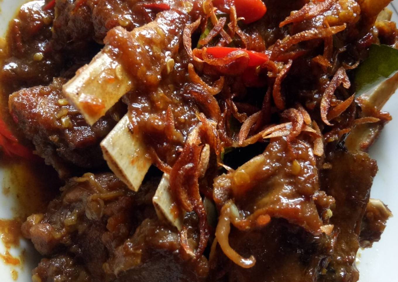 Iga Kambing rica rica