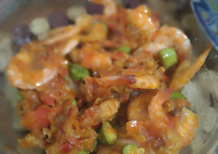 Resep Sambal udang pete, Lezat Sekali