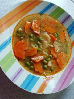 Zöldborsóleves recept fotója