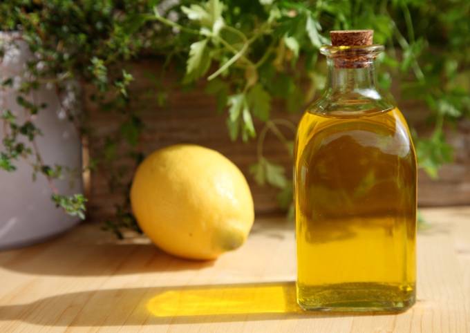 Lemon-flavored oil recipe