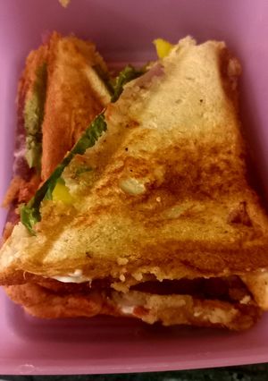 ভেজিটেবিল স্যান্ডউইচ (vegetable sandwich recipe in Bengali) রেসিপির প্রধান ছবি