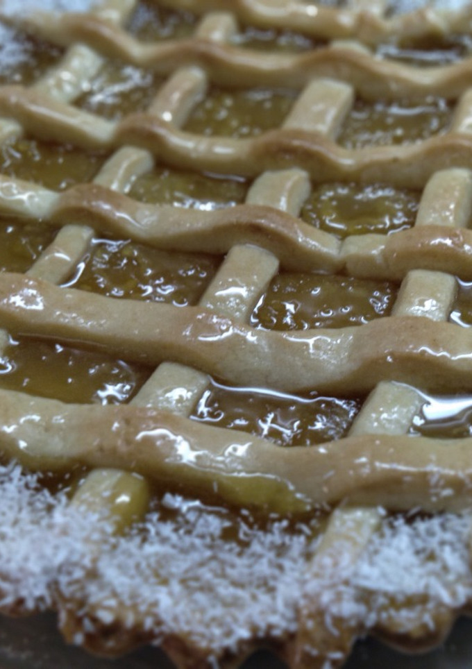 Una foto de Pasta frola de batata 😊☕🧉