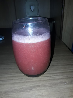 Una foto de Licuado de frutilla