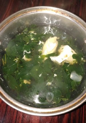Foto resep Daun katuk telor Bening