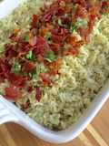 Arroz con Cilantro y Cerveza