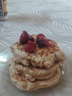 Una foto de Panqueques de avena