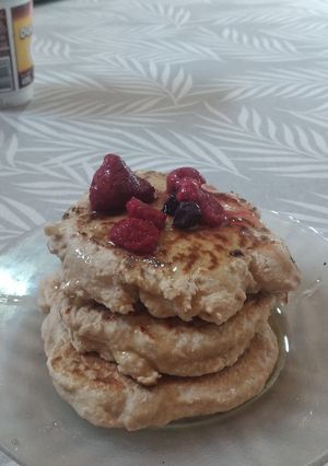 Una foto de Panqueques de avena
