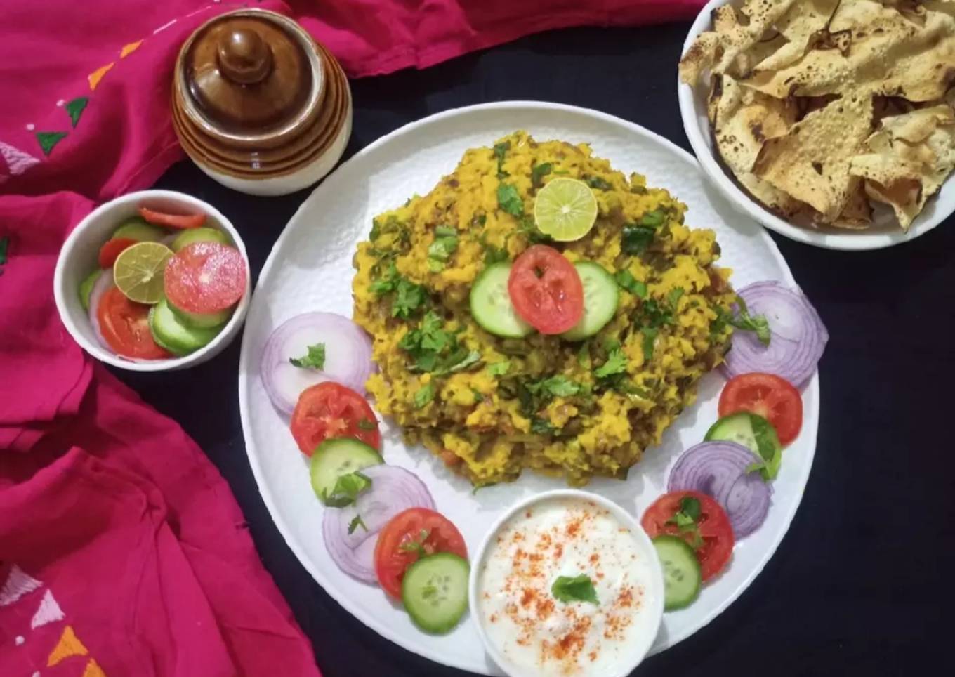 Kathiyavadi Vaghareli Khichdi (Saurastra Special)