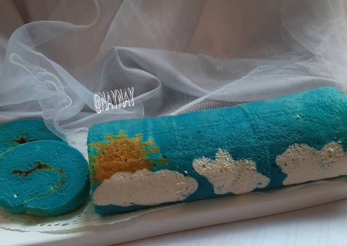 Anti Ribet, Buat Bolu Gulung Lukis Panggang Versi 3 Untuk Pemula