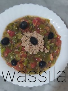 صورة لوصفة سلطة مشوية (حميص)