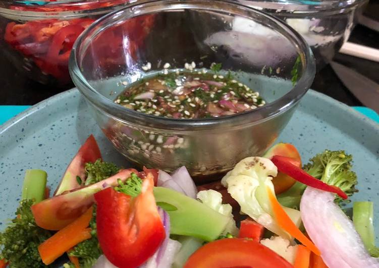 Cara Termudah Menyiapkan Dressing Thai Salad (menu diet) Enak Banget