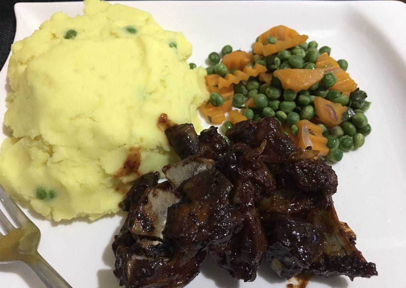 Recipe of Super Quick Homemade Honey glazed pork