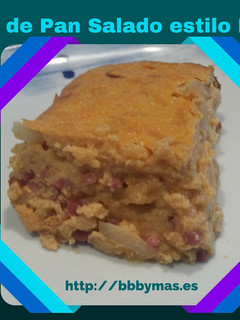 Foto principal de Pudín o budín de pan salado