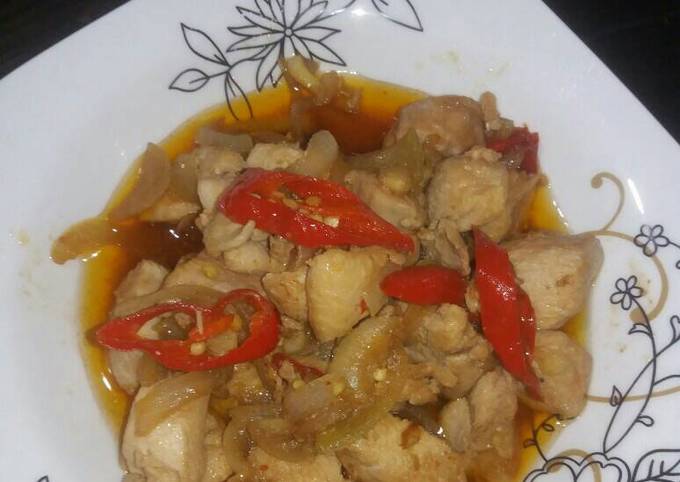 Chicken spicy teriyaki