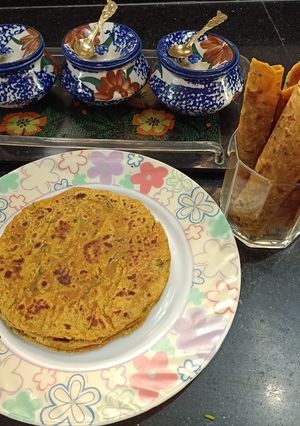 A picture of Malai Thepla.