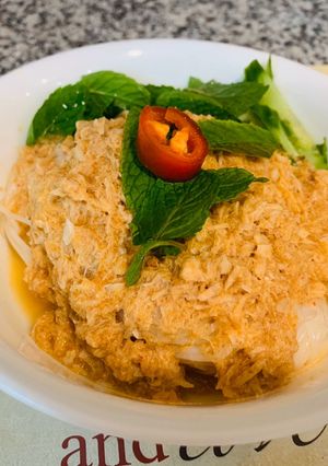 Hình của món Fish curry sauce (NamYa).