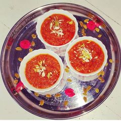 A picture of Gajar Ka halwa.