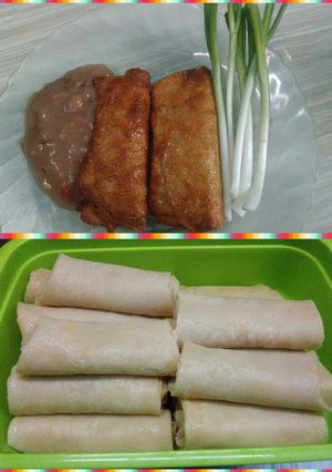 Foto resep Lumpia Crispy rebung,wortel,ayam + Saus Tauco
