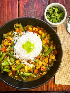 Gemüse-Kokos-Curry Rezepthauptbild
