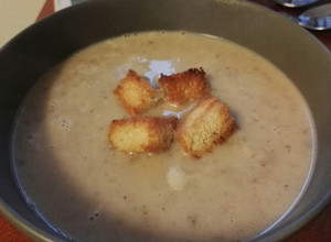 صورة لوصفة شوربة الفطر بالكريمة