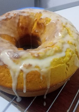 Una foto de Pudding de Limón