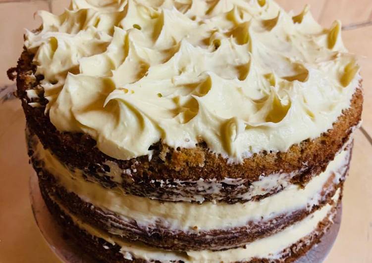 carrot cake with cream cheese frosting? recipe main photo