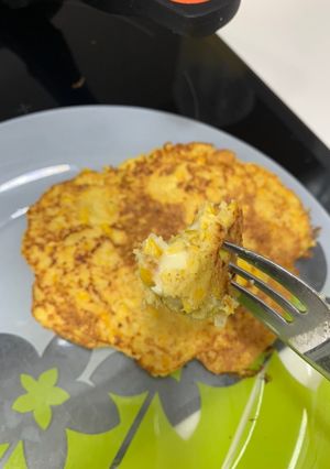 Una foto de Tortitas de maíz saludables estilo cachapas