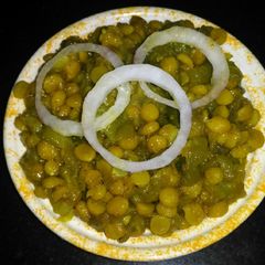 A picture of Ridge gourd sabji.